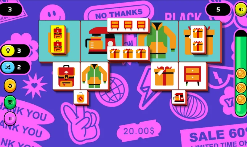 El Juego Black Friday Nahjong dispone de varias ayudas