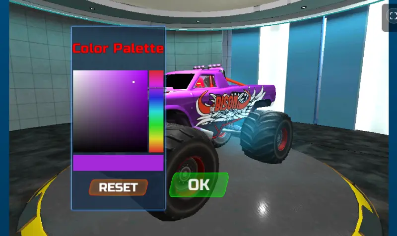 Personalizador de vehículos del juego Mountain Car Stunt