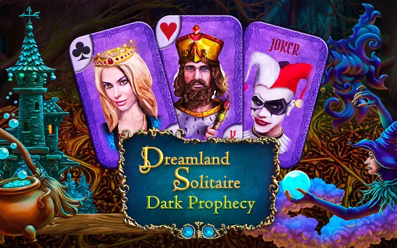 Portada del juego Dreamland Solitaire: Dark Prophecy Collector's Edition