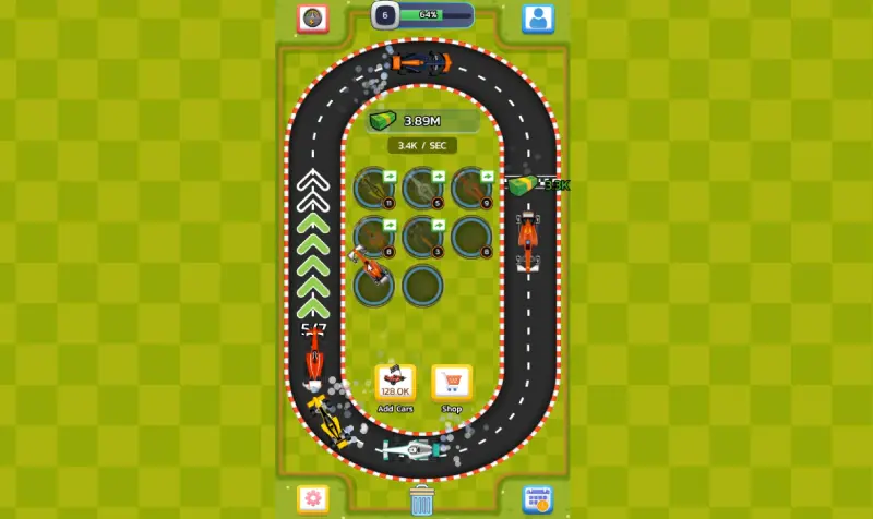 Estrategia para avanzar rápido en el juego Idle Merge Car and Race