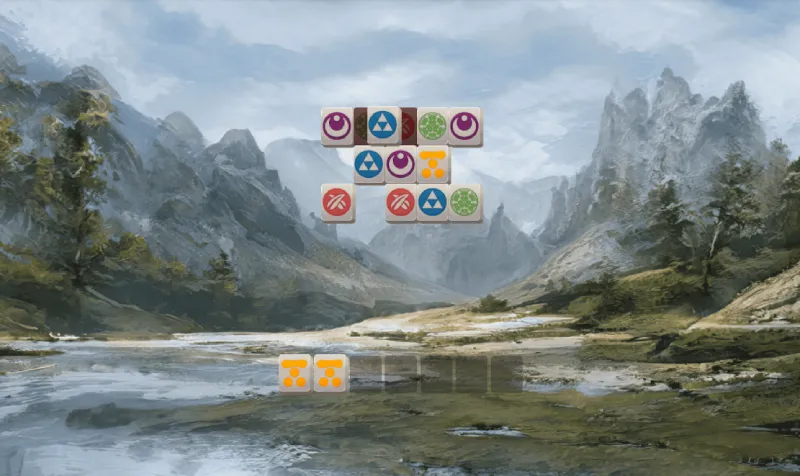 Interfaz del juego Mahjong Quest of Japan Clans