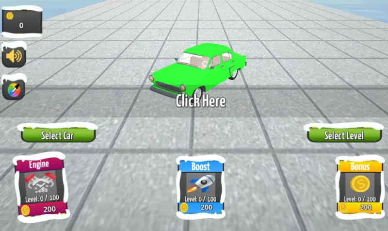 Las tres mejoras del juego Winter Car Jumps