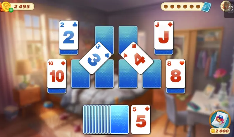 Una partida de Solitaire Crime Stories