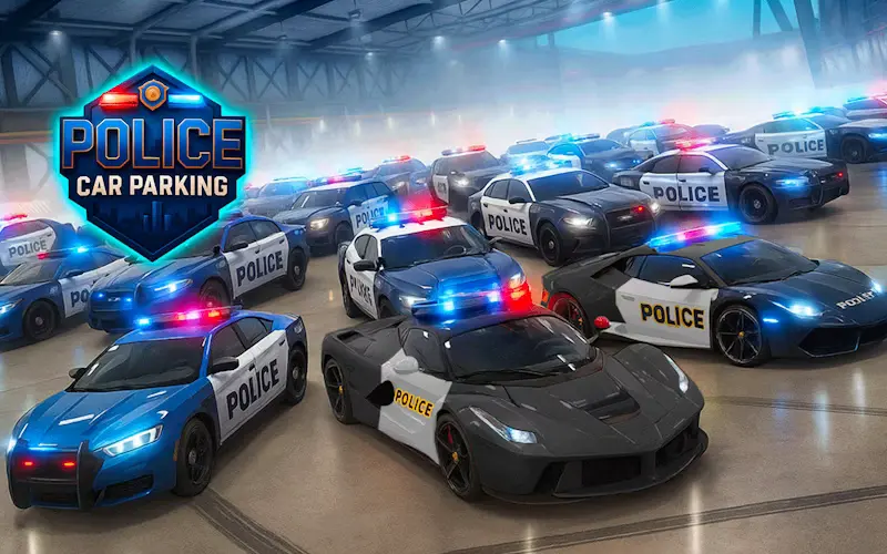 Portada del juego Police Car Parking Game