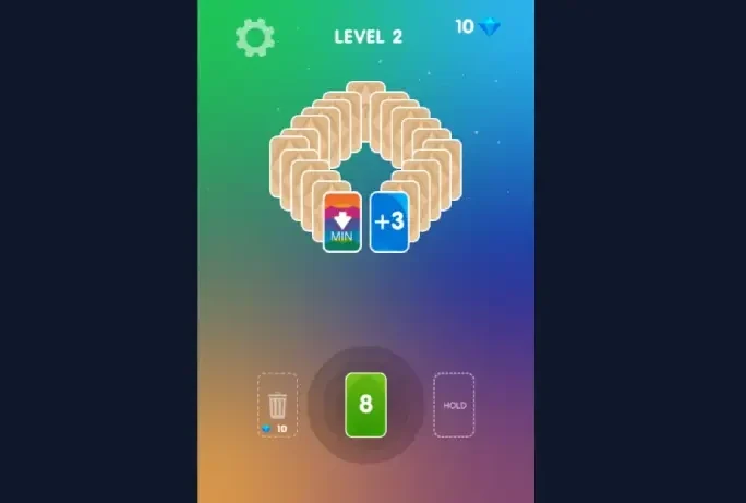 Imagen del nivel 2 del juego zero 21
